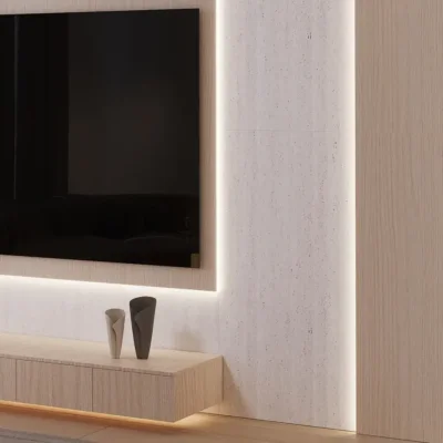 Alternative view of Travertine Halo 16